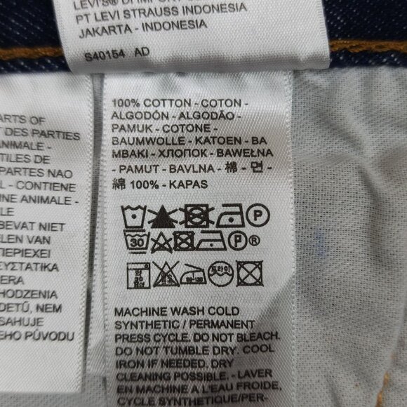 Levis 501 Mens Straight Leg Jeans 36x34 Blue Denim IRREGULAR, No Noticable Flaws - Picture 8 of 13